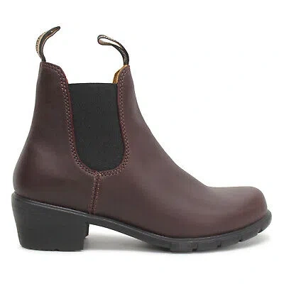 Pre-owned Blundstone Unisex Boots 2060 Casual Pull-on Ankle Chelsea Leather In Shiraz