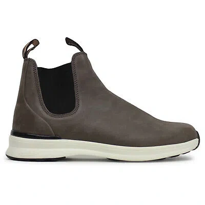 Pre-owned Blundstone Unisex Boots 2141 Casual Pull-on Ankle Chelsea Leather In Dusty Grey