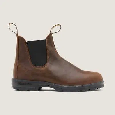 Pre-owned Blundstone Unisex Classics Chelsea Boots Antique Brown - 1609