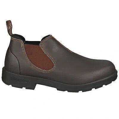 Pre-owned Blundstone Unisex Shoes 2038 Casual Pull-on Slip-on Leather In Brown