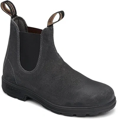 Pre-owned Blundstone Unisex Suede Original Chelsea Boot 1910 Steel Grey In Gray