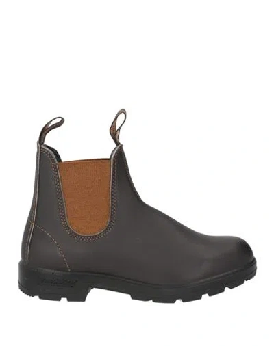 Blundstone Woman Ankle Boots Dark Brown Size 8.5 Leather