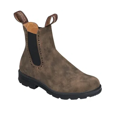 Blundstone Women's High Top Elastic Sided Boot In Rustic Brown