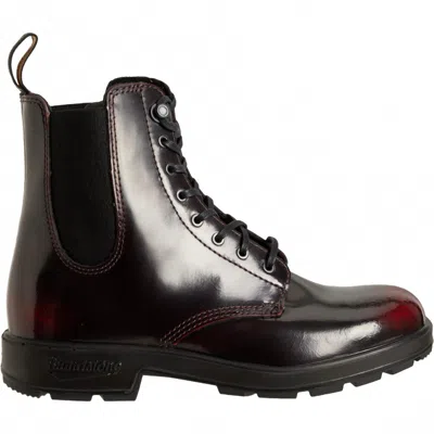 Blundstone Women's Originals Lace-up Boots In Bordeaux Brush In Multi