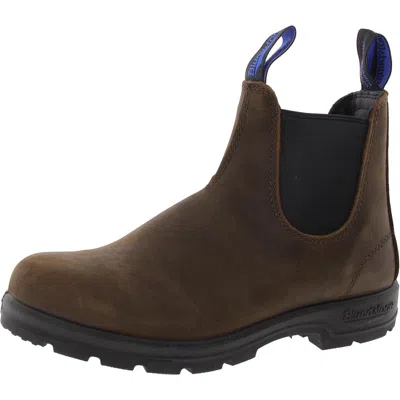 Blundstone Womens Mixed Media Leather Chelsea Boots In Multi