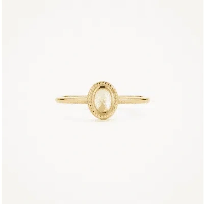 Blush 14k Yellow Gold & Mother Of Pearl Centre Ring