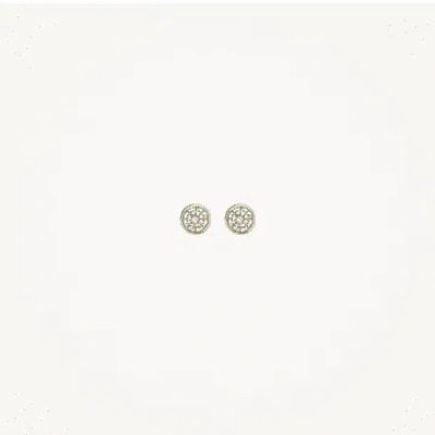 Blush 14k Yellow Gold Zirconia Round Small Stud Earrings