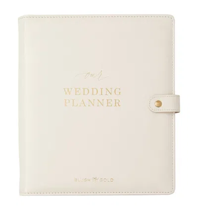 Blush And Gold Our Wedding Planner Binder