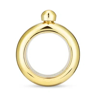 Blush Bangle 3 oz Flask In Gold