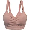 Blush + Bashful Blush Maternity & Nursing Bra In Petal