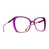 Blush By Caroline Abram Dulie 230 Pourpre Glasses In Purple