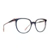 Blush Phantos-shape Acetate Sunglasses With Gradient Blue In Blue