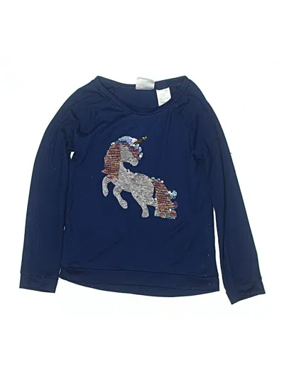 Pre-owned Blush By Us Angels Kids' Pullover Sweater In Blue