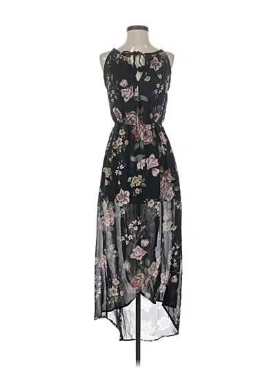 Pre-owned Blush Casual Dress In Black