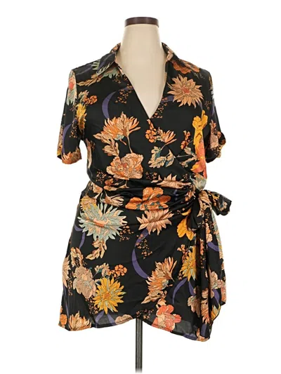Pre-owned Blush Casual Dress In Black