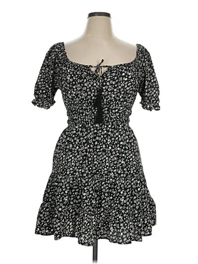 Pre-owned Blush Casual Dress In Black