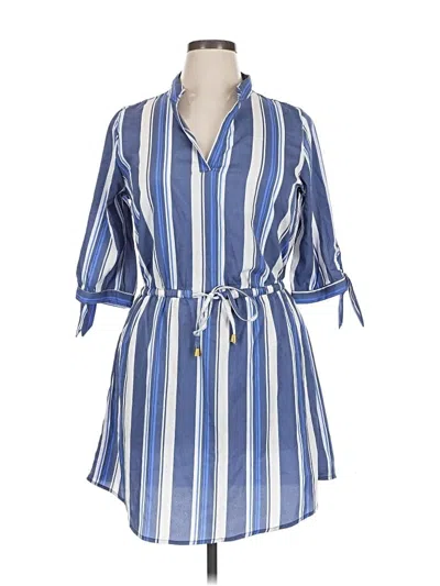 Pre-owned Blush Casual Dress In Blue