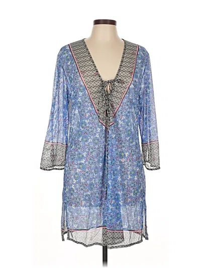 Pre-owned Blush Casual Dress In Blue