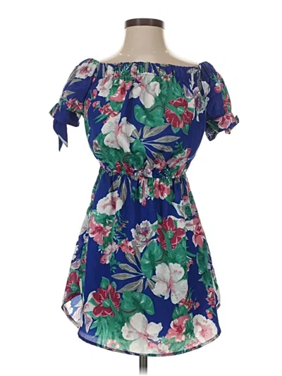 Pre-owned Blush Casual Dress In Blue