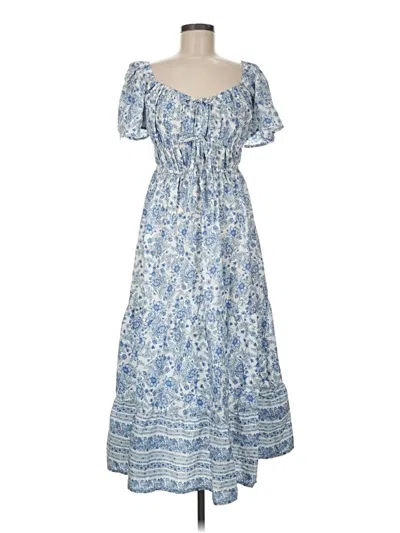 Pre-owned Blush Casual Dress In Blue