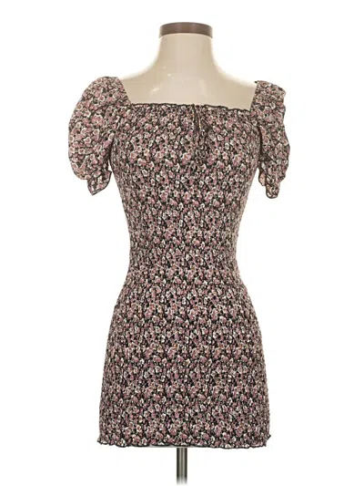 Blush Casual Dress In Brown