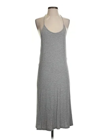 Pre-owned Blush Casual Dress In Gray