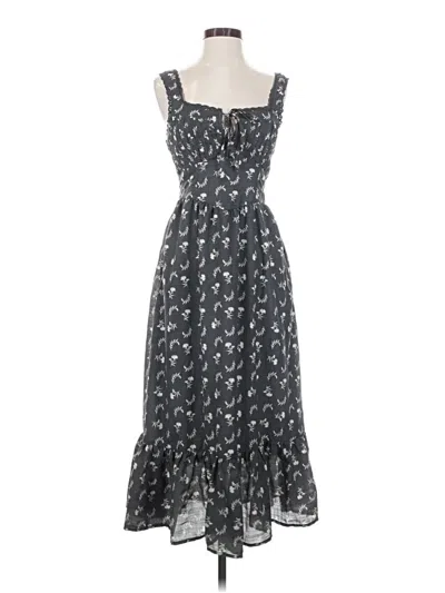 Pre-owned Blush Casual Dress In Gray