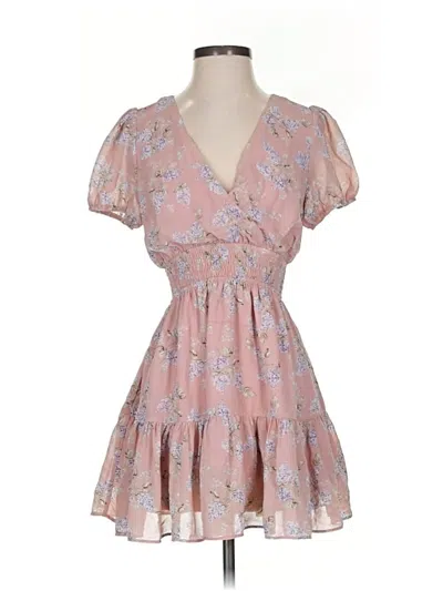 Pre-owned Blush Casual Dress In Pink