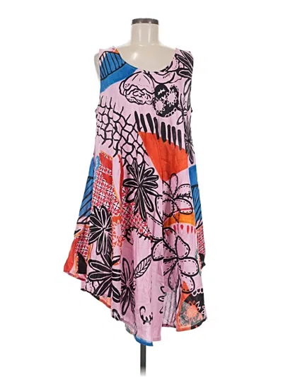 Pre-owned Blush Casual Dress In Pink