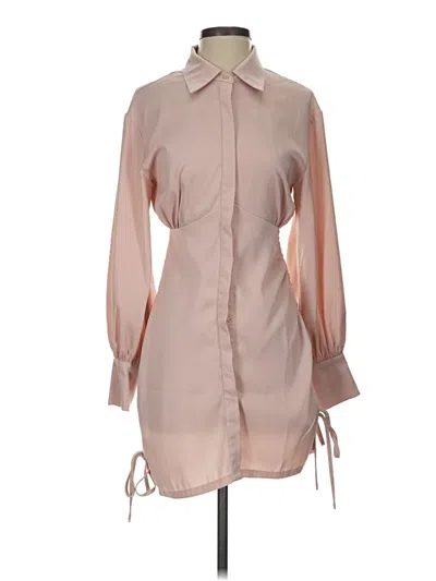 Pre-owned Blush Casual Dress In Tan