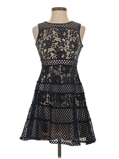 Pre-owned Blush Cocktail Dress In Black
