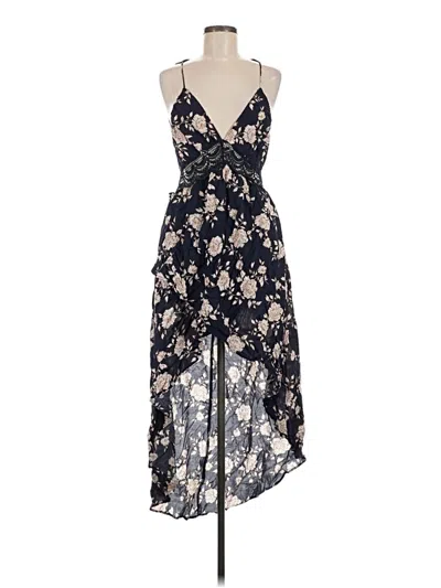 Pre-owned Blush Cocktail Dress In Black