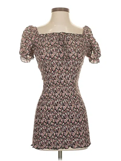 Pre-owned Blush Cocktail Dress In Brown