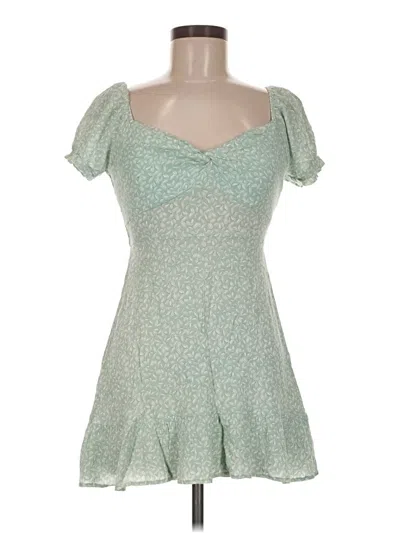 Pre-owned Blush Cocktail Dress In Green