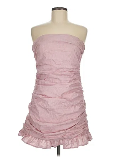 Pre-owned Blush Cocktail Dress In Pink