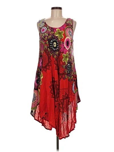 Pre-owned Blush Cocktail Dress In Red