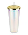 Blush Iridescent Drink Tumbler