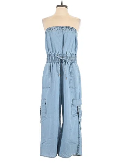 Pre-owned Blush Jumpsuit In Blue