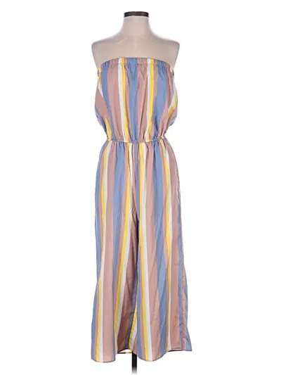 Pre-owned Blush Jumpsuit In Yellow