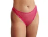 Blush Lingerie Lotus High Leg Bikini In Hot Pink In Pink