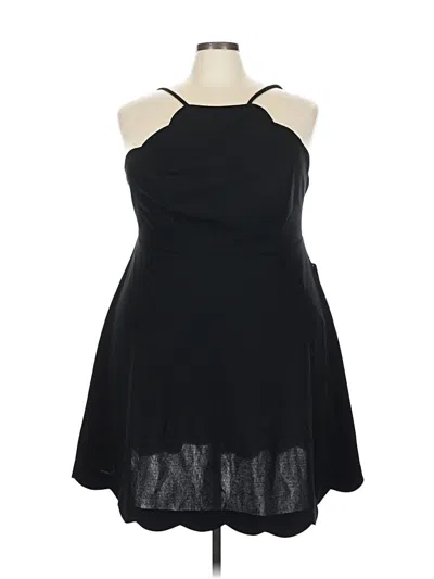 Blush Mark Cocktail Dress In Black