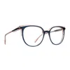 Blush Phantos-shape Acetate Sunglasses With Gradient Blue In Multi