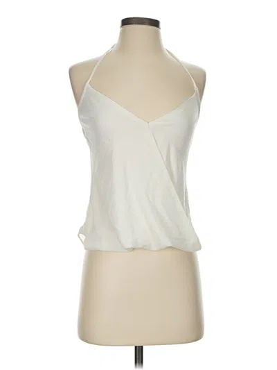 Pre-owned Blush Sleeveless Blouse In Ivory