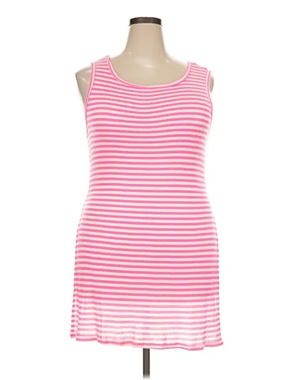 Pre-owned Blush Sleeveless T-shirt In Pink