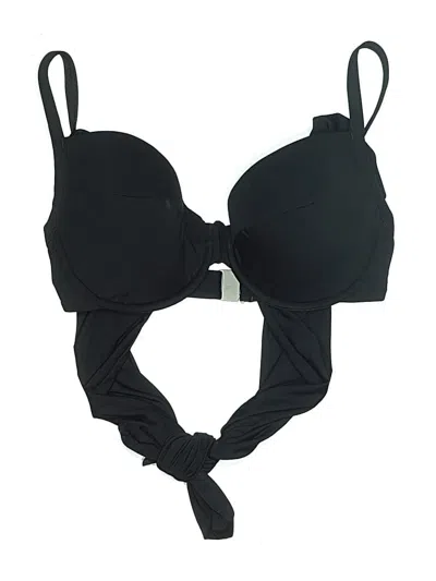Pre-owned Blush Swimsuit Top Black Swimwear
