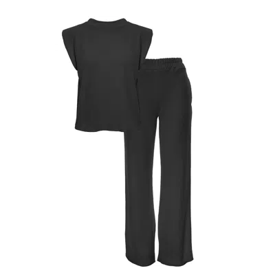 Bluzat Black Matching Set