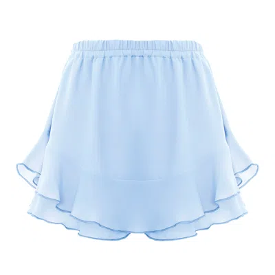Bluzat Women's Baby Blue Skort