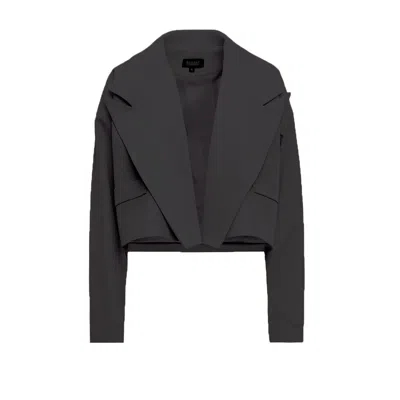 Bluzat Women's Black Cropped Blazer
