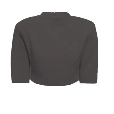 Bluzat Women's Black Cropped Top