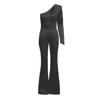 Bluzat Women's Black Jumpsuit With Cut-out In Black